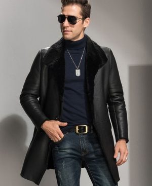 Men's Leather Coat