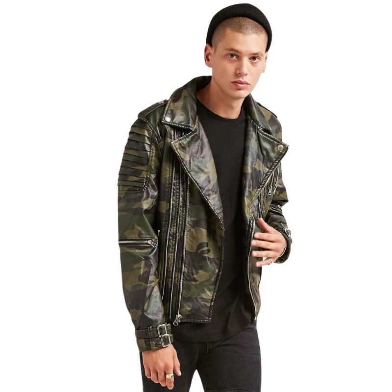 camouflage jacket mens fashion