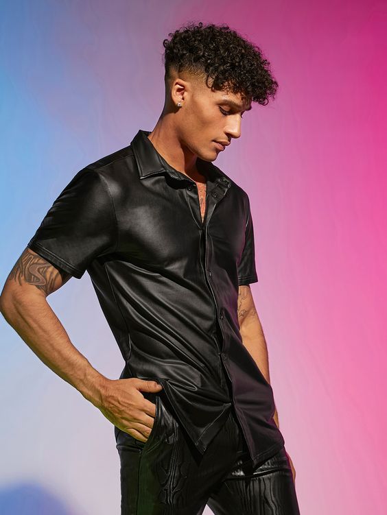 Leather Shirts For Men