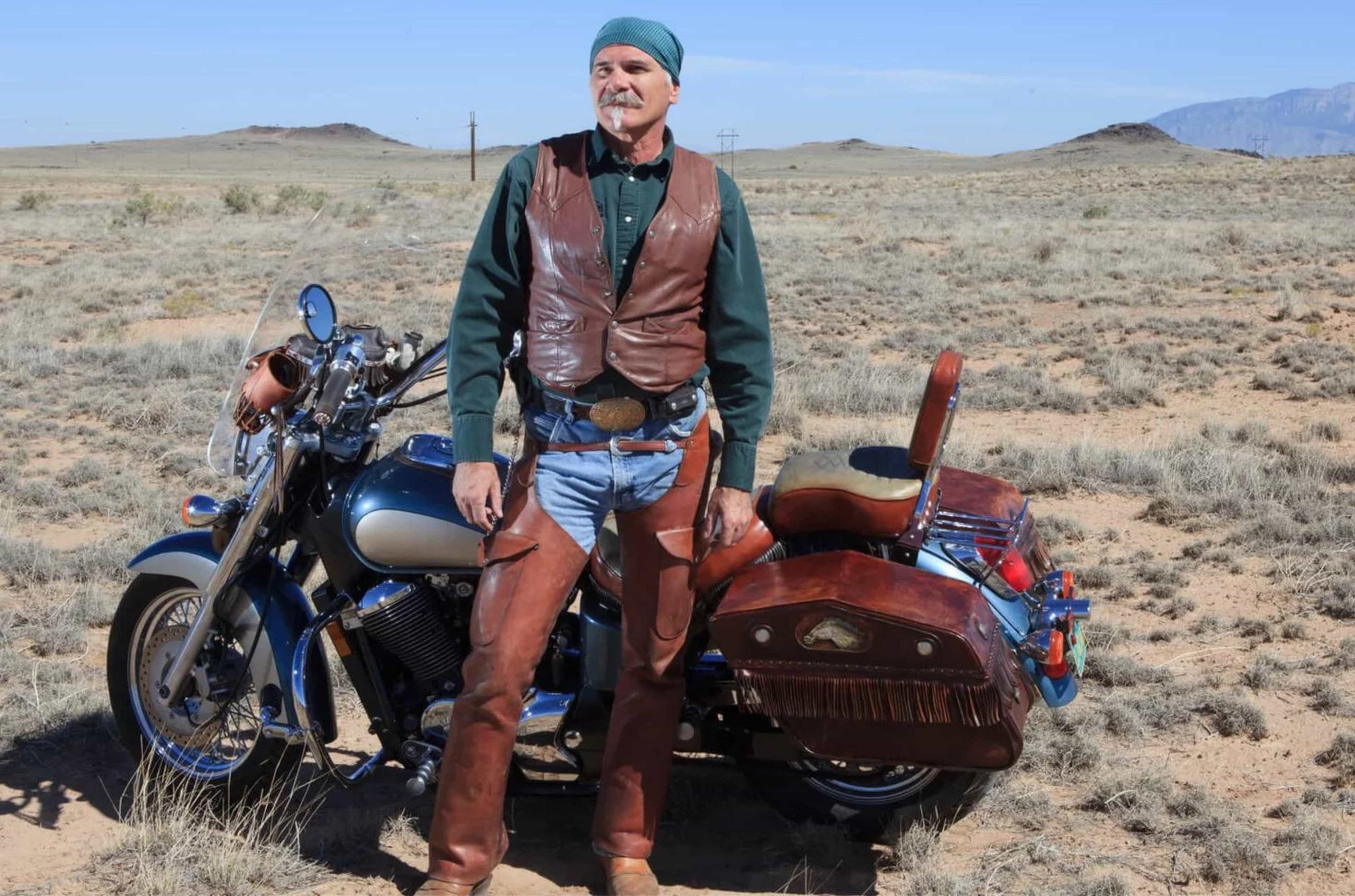 Leather Motorcycle Chaps For Men