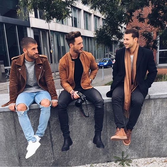 Suede Jacket Men's
