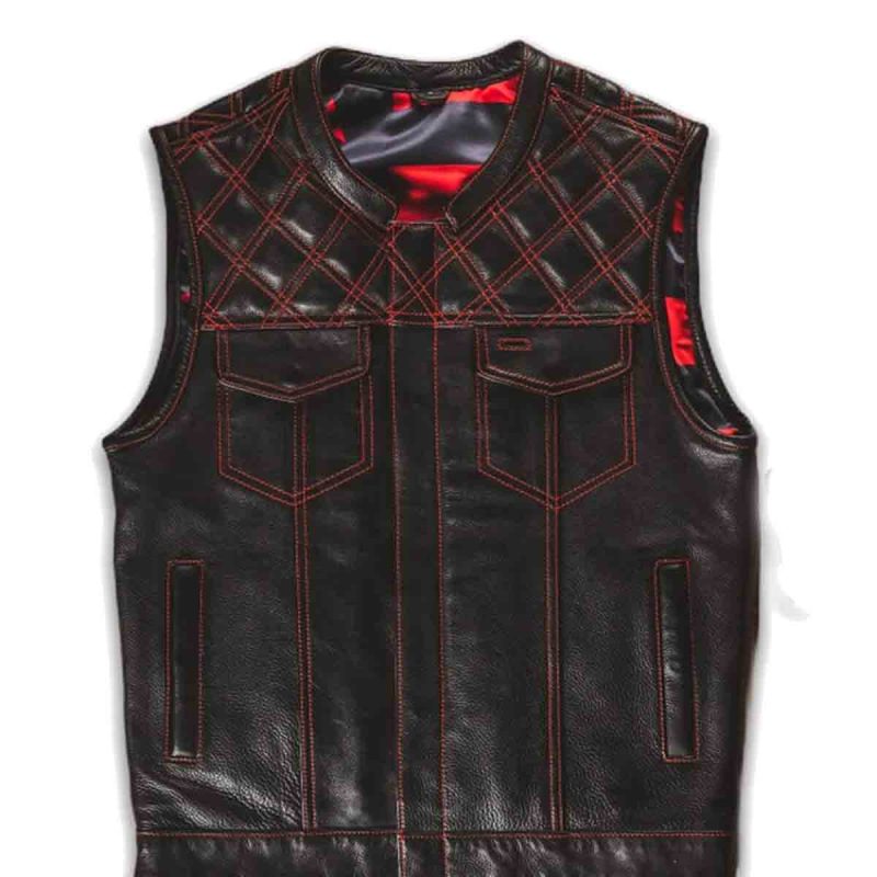Bandana Hunt Club Leather Vest