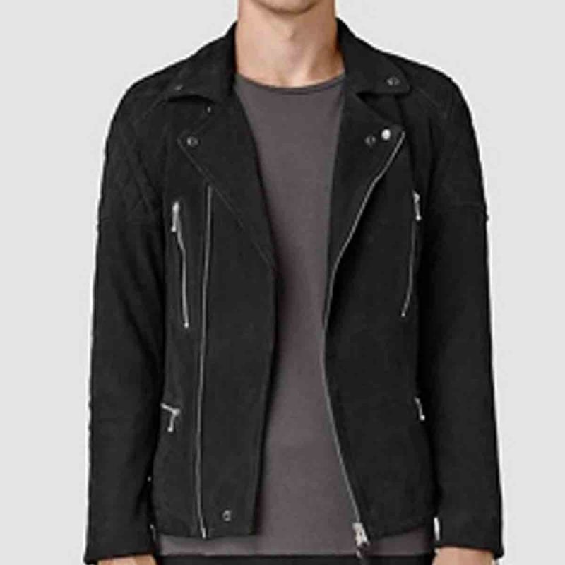 Black Suede Jackets for Men
