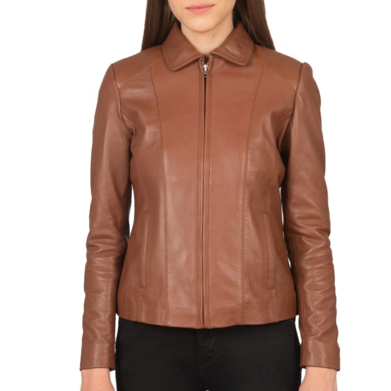 Cocoa Chic leather Jacket