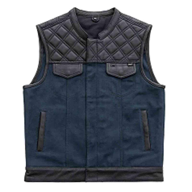 Denim Hunt Club Leather Vest