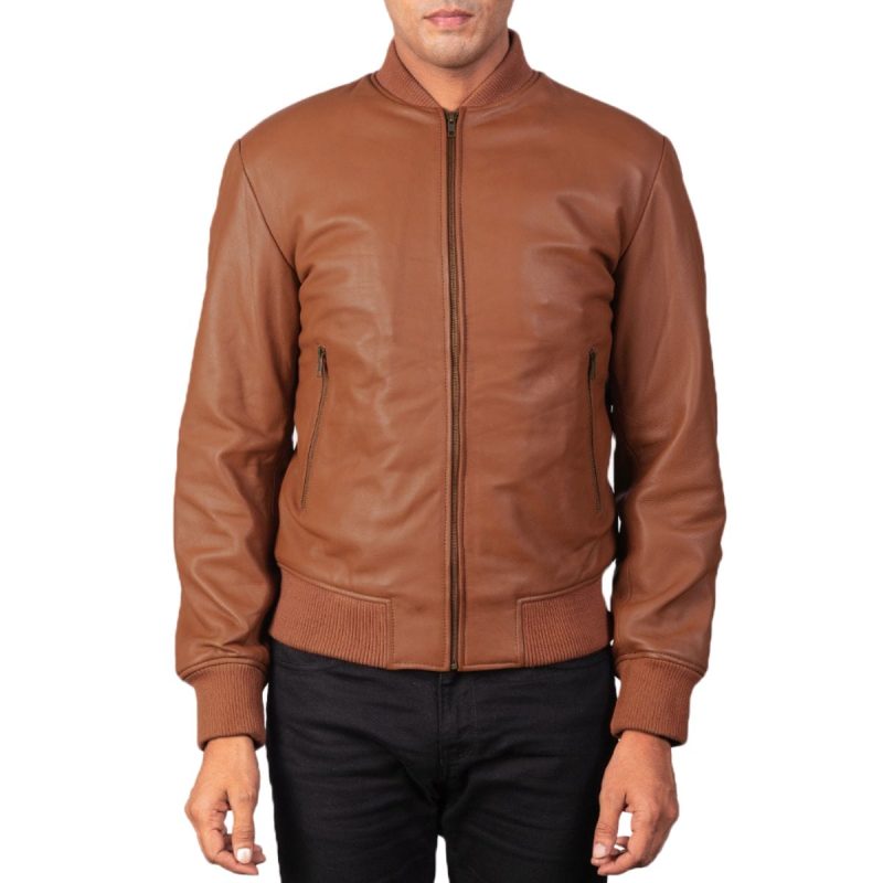 Espresso Men’s Leather Jacket