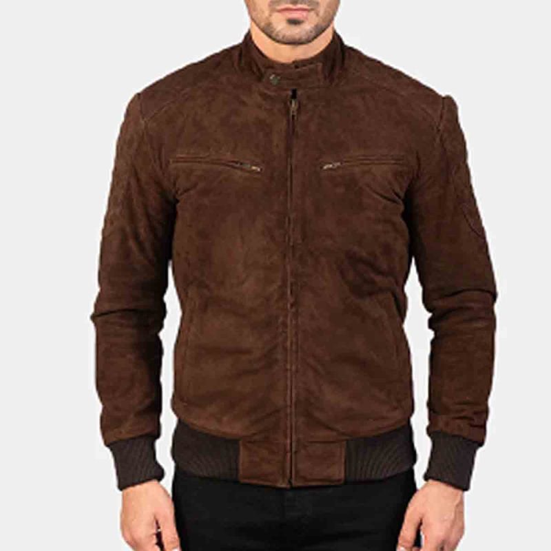 Rustic Brown Suede Jacket