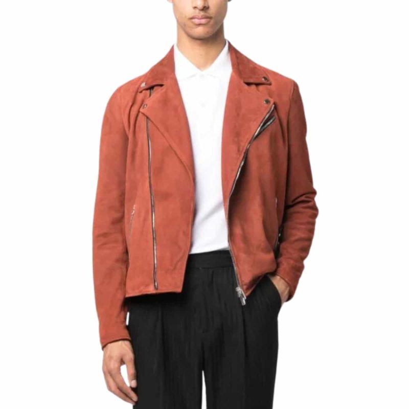 Suede Biker Jacket