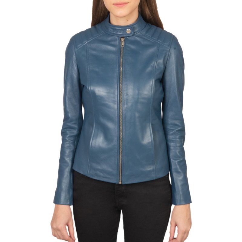 Thunderbolt Sapphire Biker Jacket