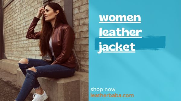 women leather jacket 