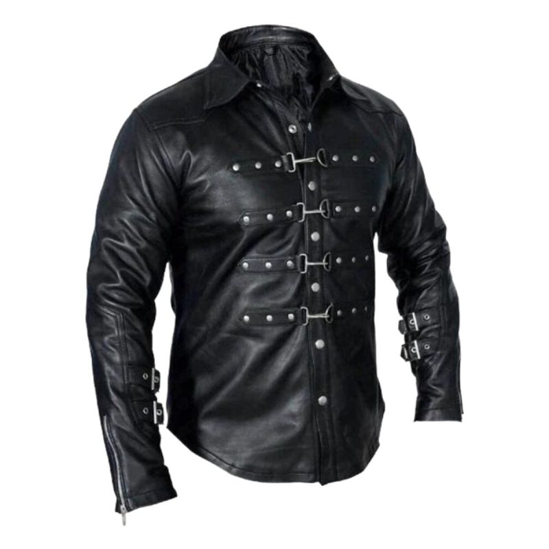 Artisan Elegance Leather Shirt