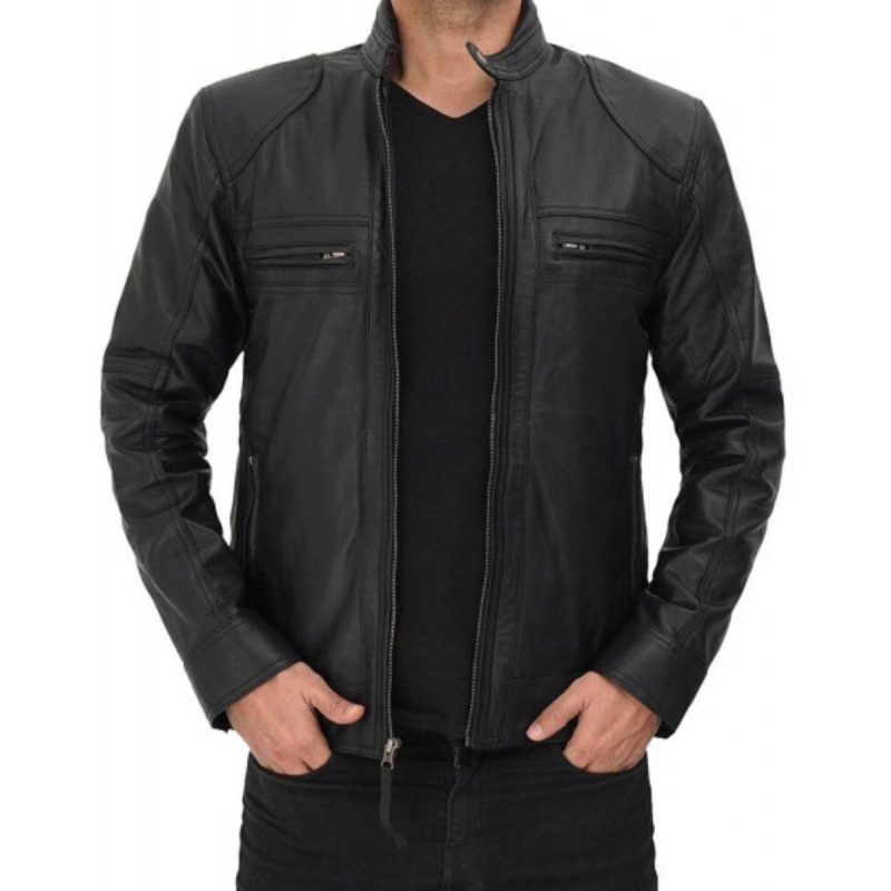 Black Diamond Leather Jacket