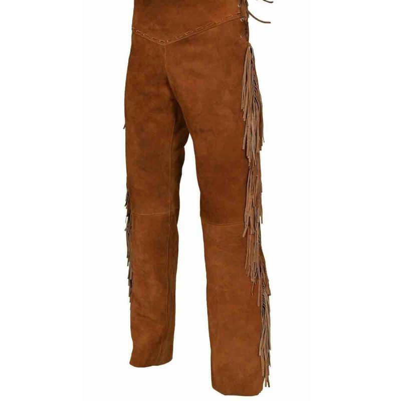 Cowhide suede leather Pants