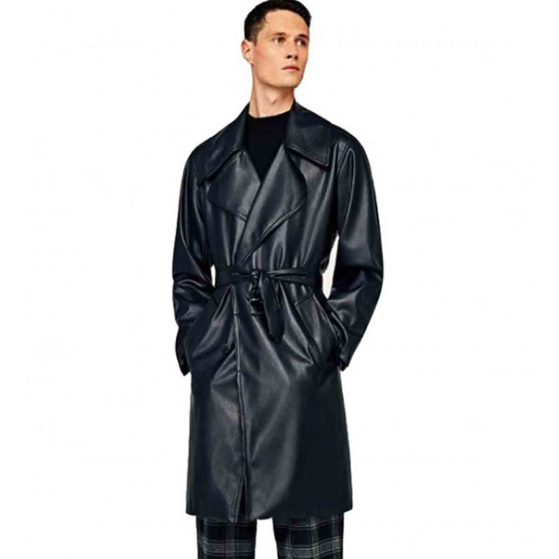Forever Reserved Leather Coat
