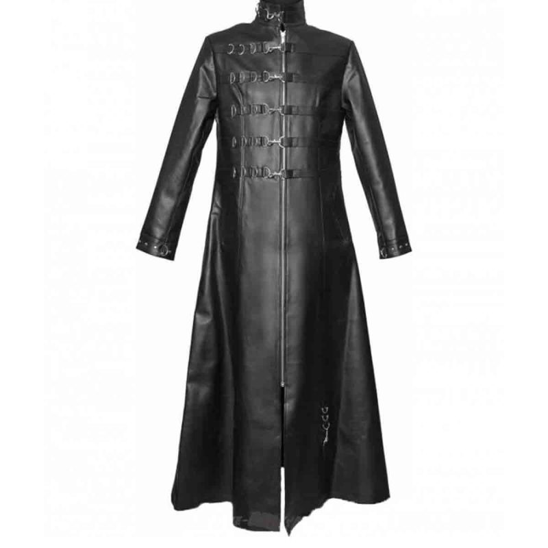 Impassioned Leather Trench Coat