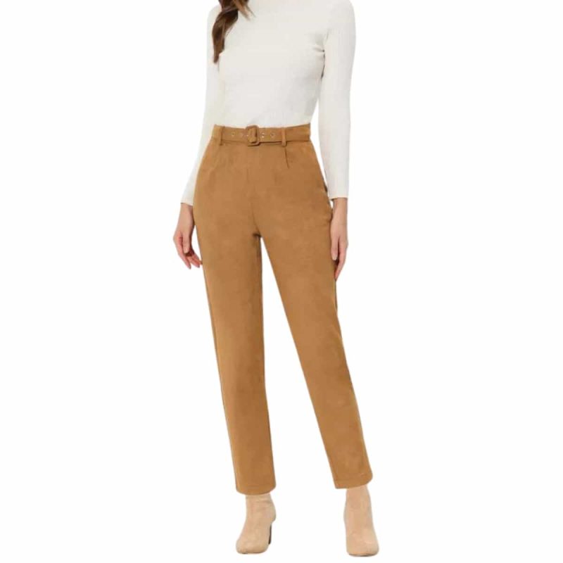 Jacky Slim Suede Women’s Pant
