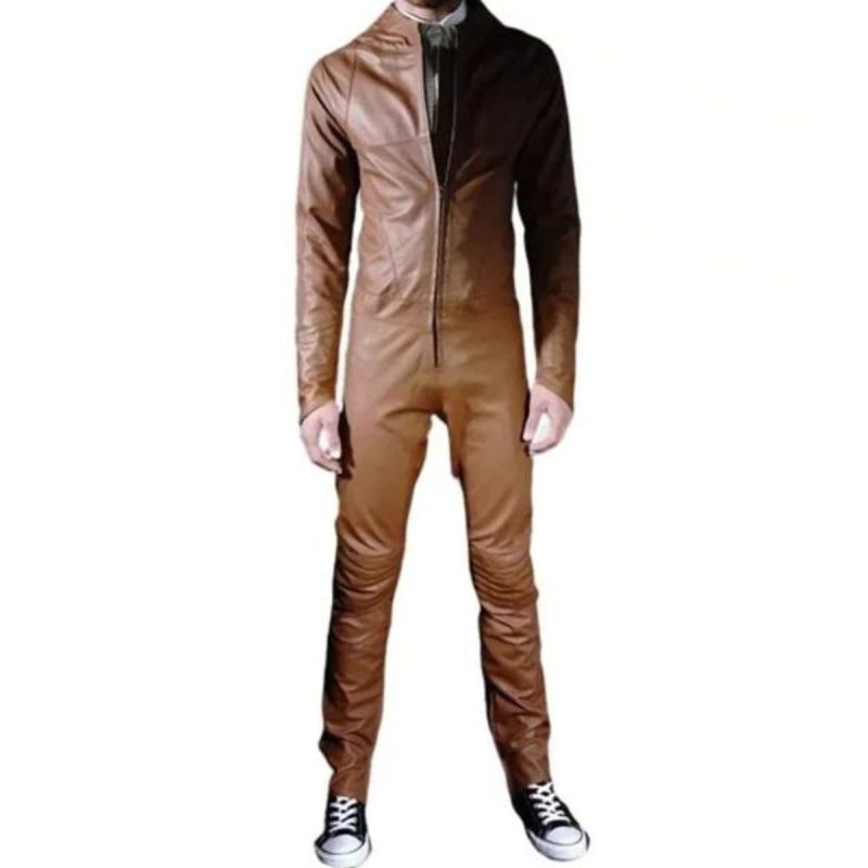 Jumpsuit Men’s Leather Overall