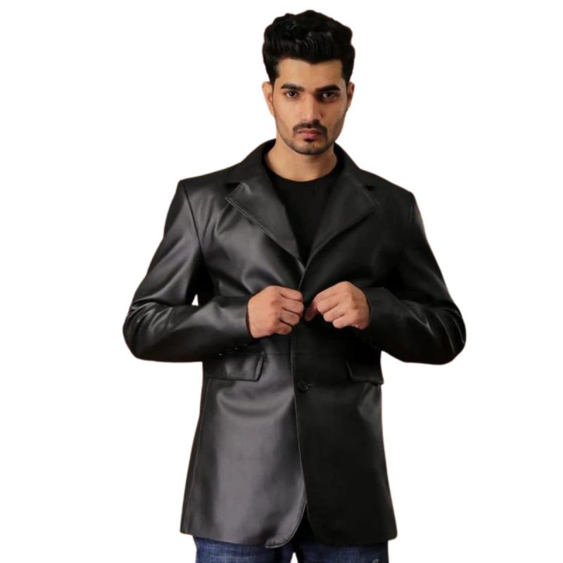 Lea Haris Leather Blazer