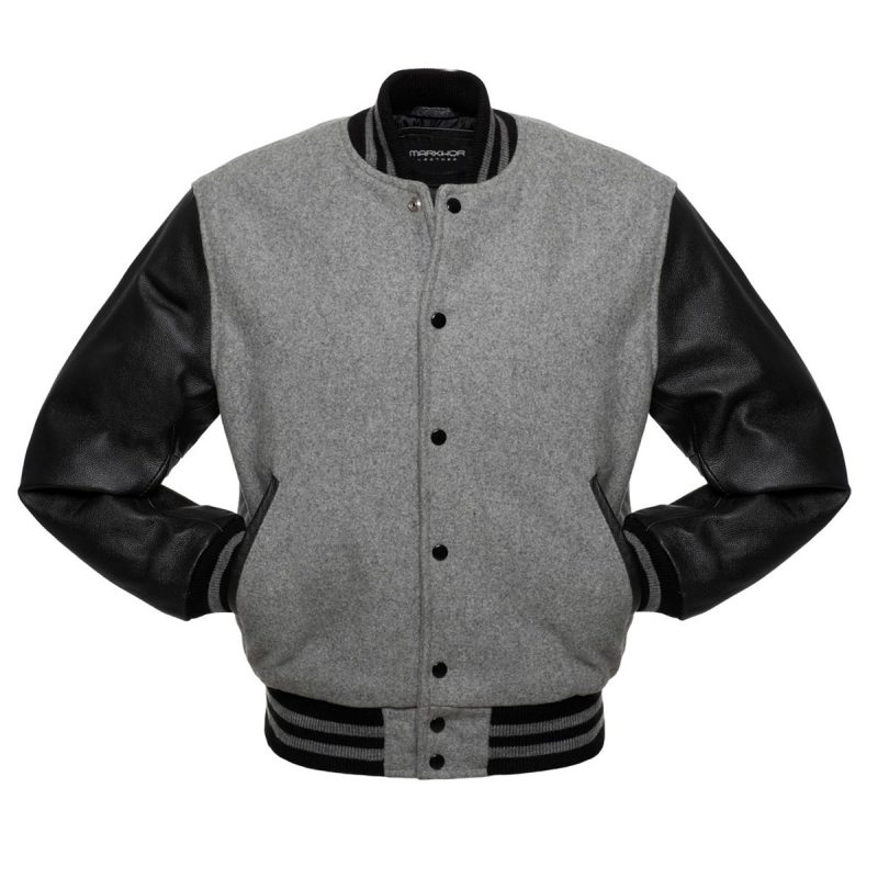 Letterman Gray Varsity Jacket