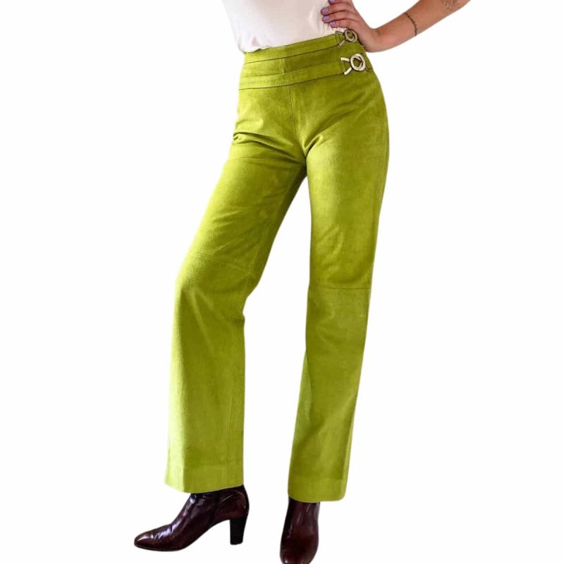 Lucky Vintage Women Suede pant