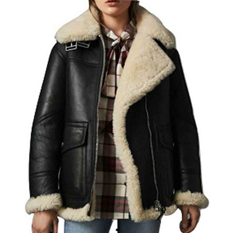 Luxe Fur-lined Leather Jacket
