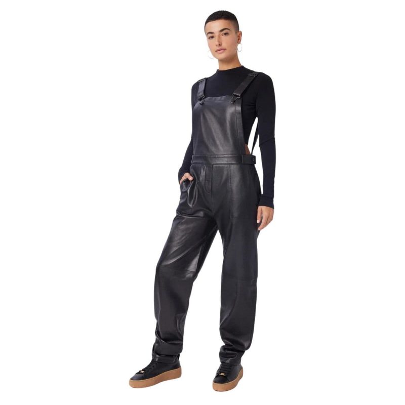 Luxe Leather Women’s Overalls