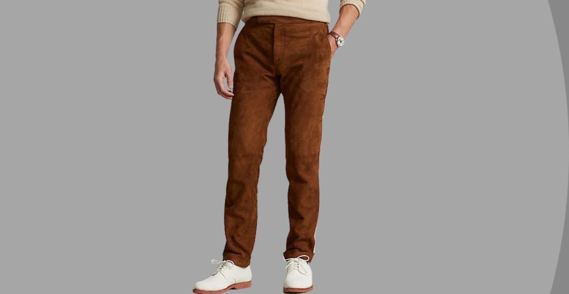 Suede Pants Men's