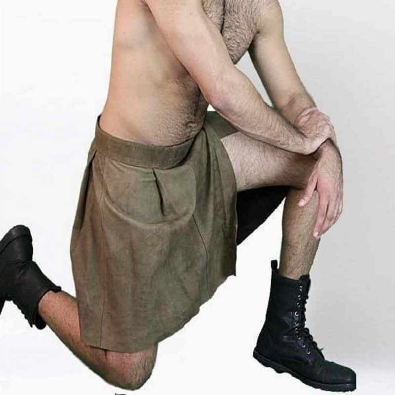Gothic Leather Kilt