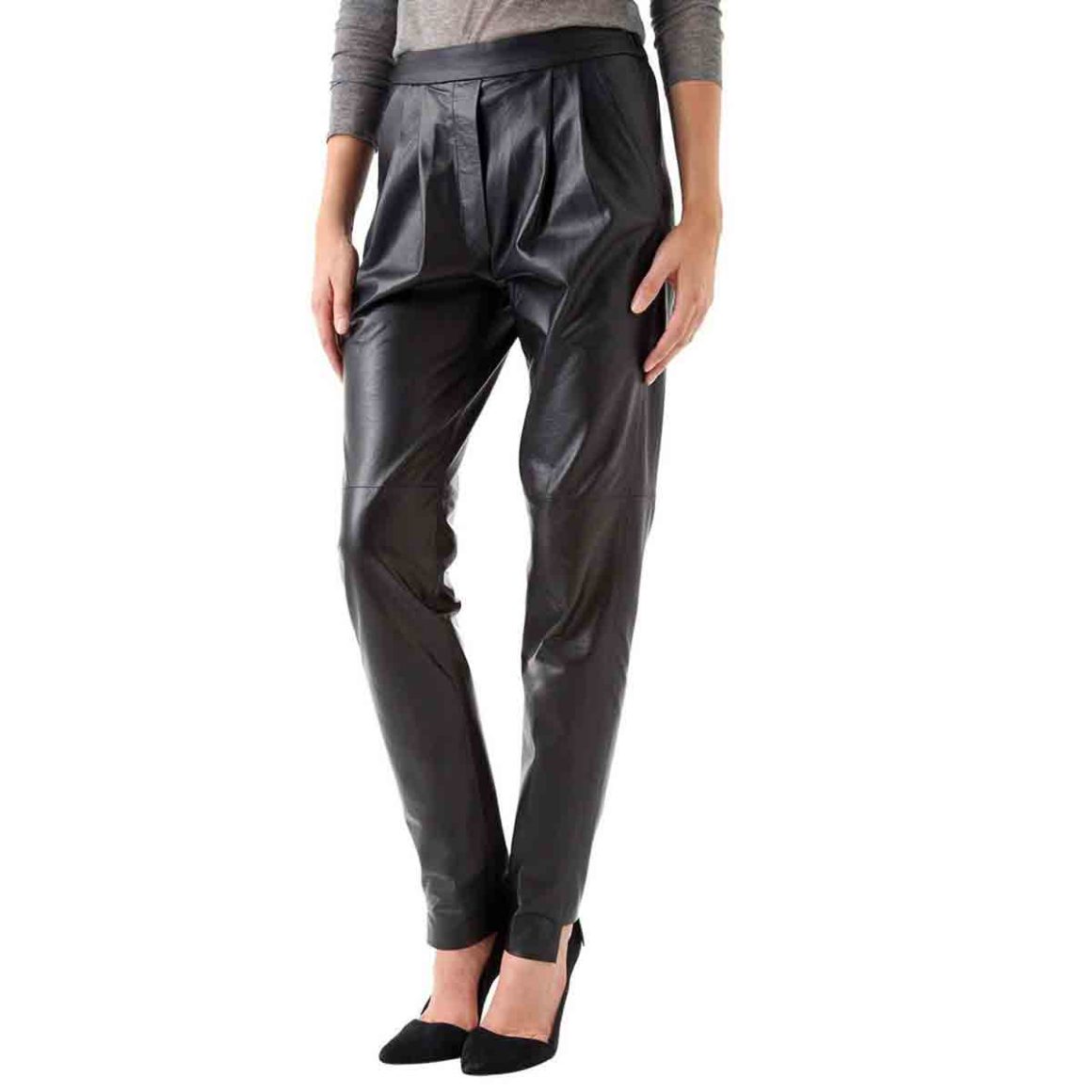 Luxe Lace Leather Lounge Pants