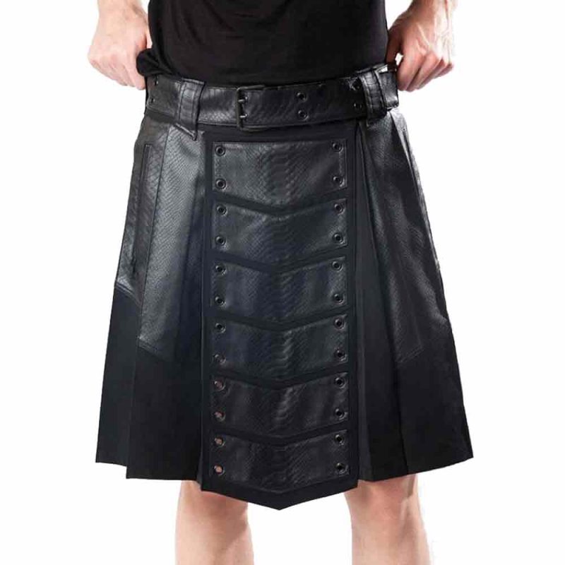 Scottish Leather Utility Kilt