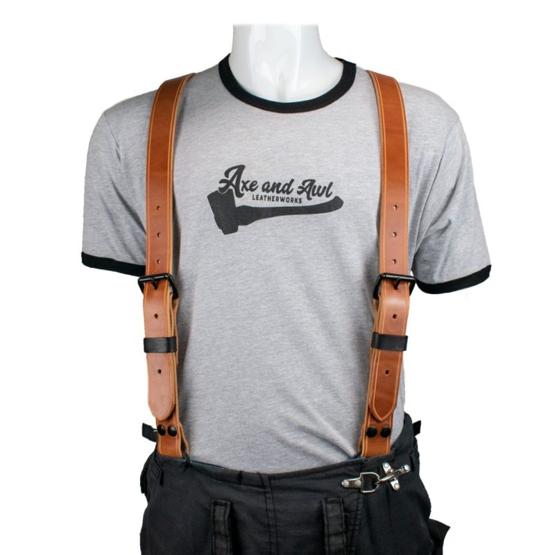 Versatile Elegance Leather Suspender