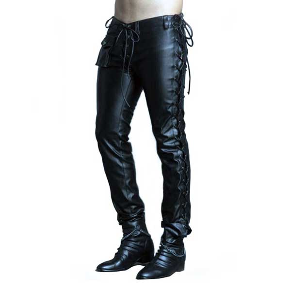 Chain Reaction Leather Pants
