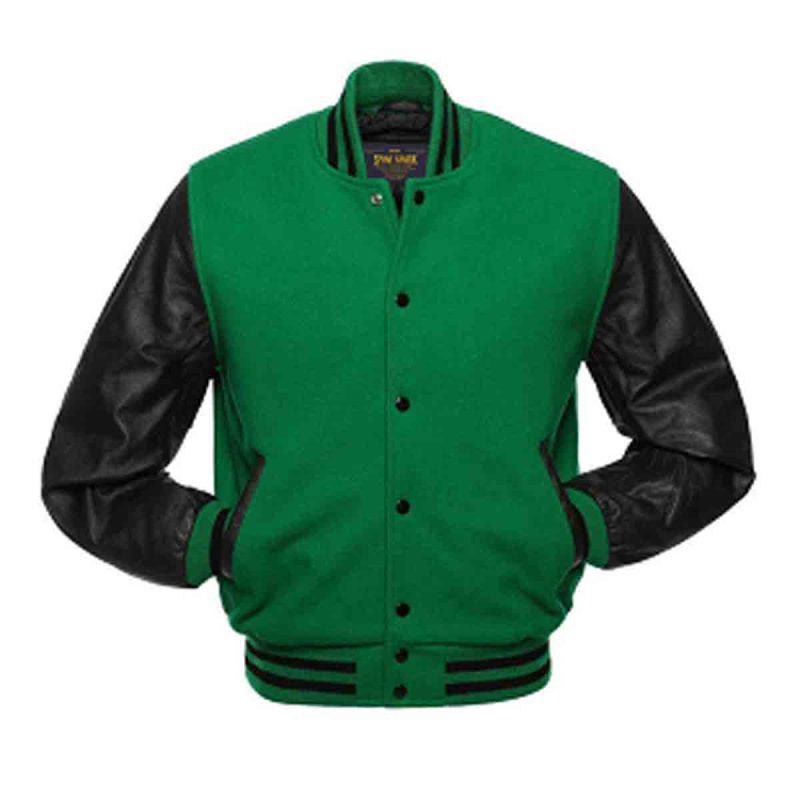 Awdis Green Varsity Jacket