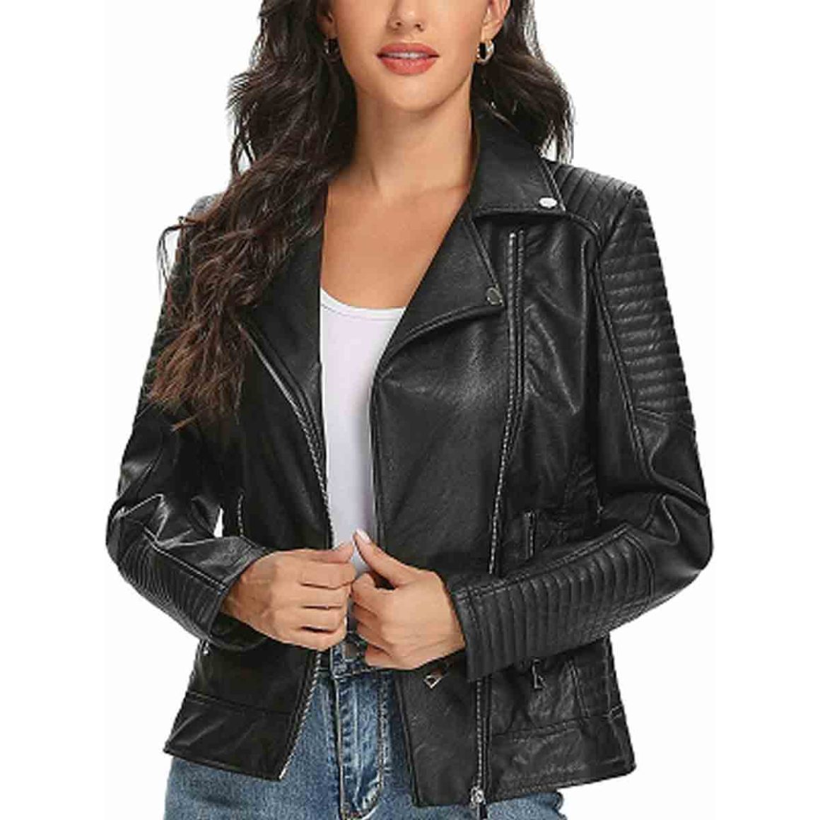 Noir-Lux Women’s Leather Jacket