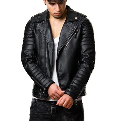 Daredevil Men’s Leather Moto Jacket