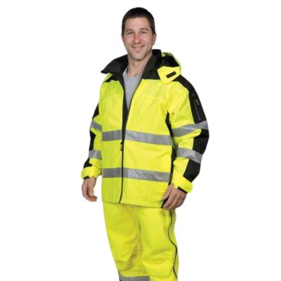 Flammable Firefighter Leather Jacket
