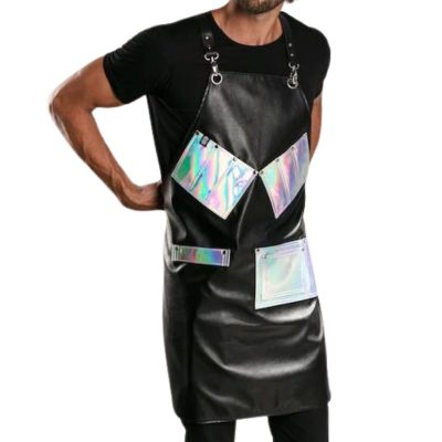Professional Barber Leather Apron with Pockets