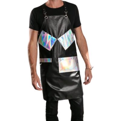Professional Barber Leather Apron with Pockets