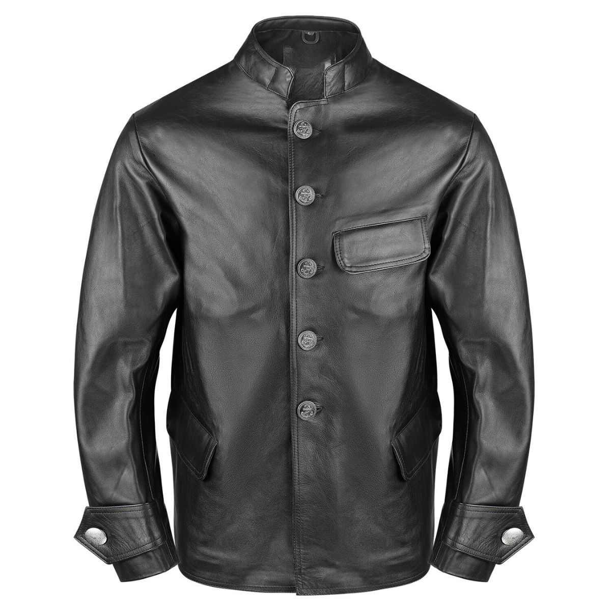 Seductive Elegance Men's Leather Shirt