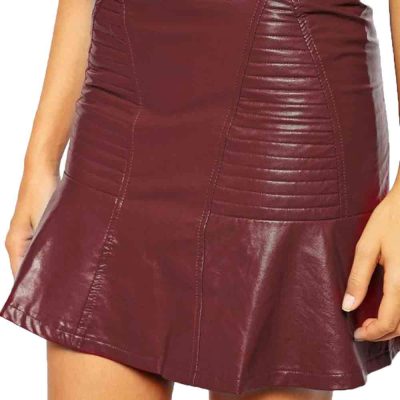 Sweet Delights Peplum Hem Skirt