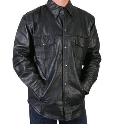 Ultimate Gent Men's Leather Shirt