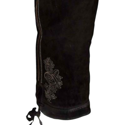 Bavarian Bundhosen Justin in black with straps
