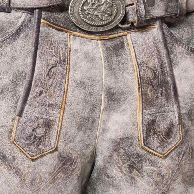 Luxurious Grey Lederhosen