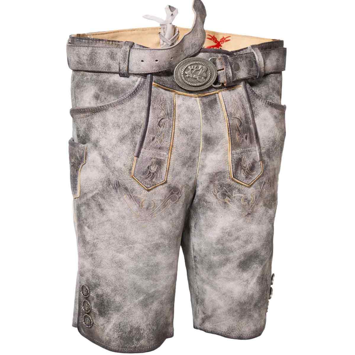 Luxurious Grey Lederhosen