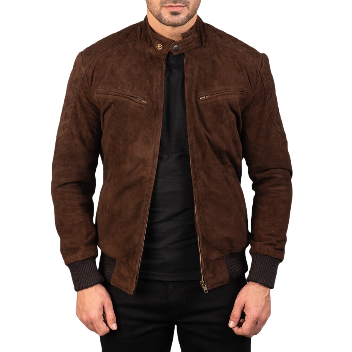 Rustic Brown Suede Jacket