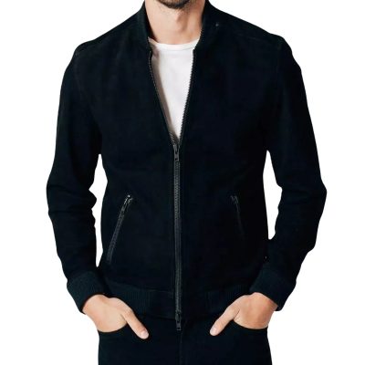 Shane Black Suede Leather Jacket