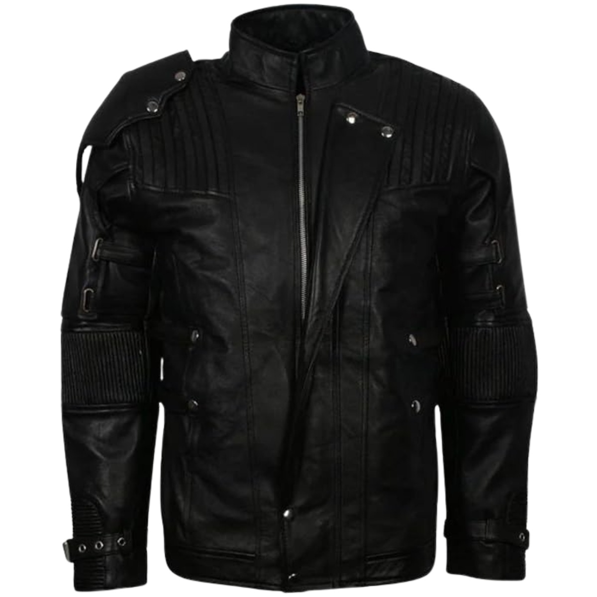 Vintage Black Mens Leather Jacket