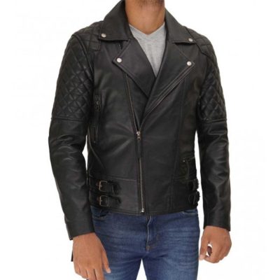 Black Leather Jacket Biker