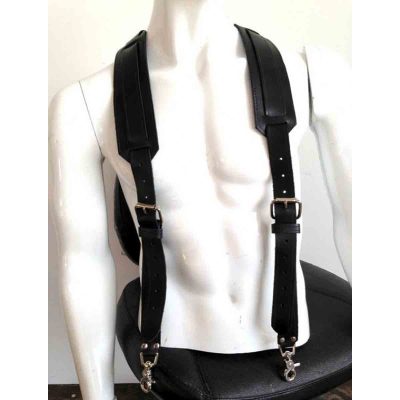 thumbnail image 2 of Buckle-Down Herringbone Suspenders | 1 Inch Wide Elastic Suspenders With Steel Hardware - One Size 2 of 14