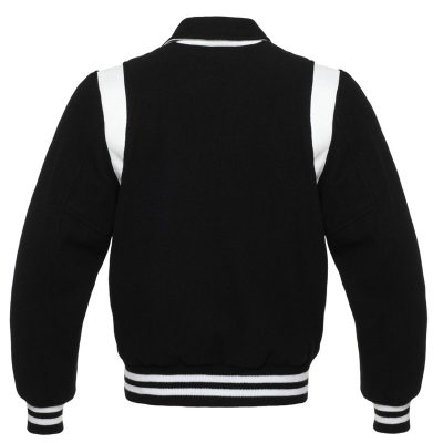 Fashionable Men's Black Varsity Jacket's For Sale